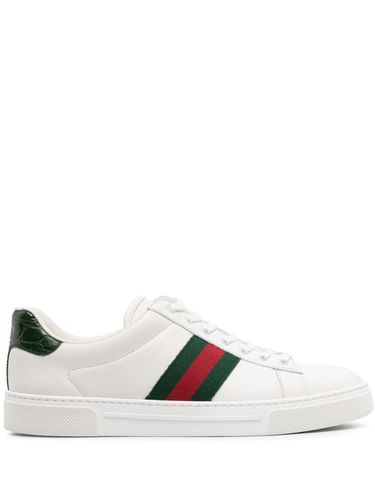 GUCCI - Ace Leather Sneakers - Gucci - Modalova