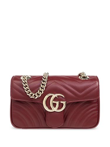 Gg Marmont Mini Leather Shoulder Bag - Gucci - Modalova