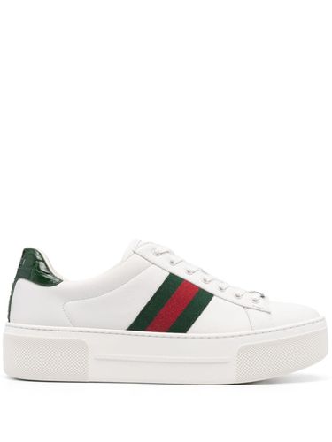 GUCCI - Ace Leather Sneakers - Gucci - Modalova