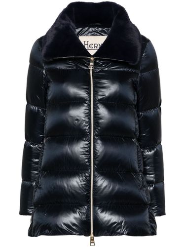 Faux-fur Collar Nylon Down Vest - Herno - Modalova