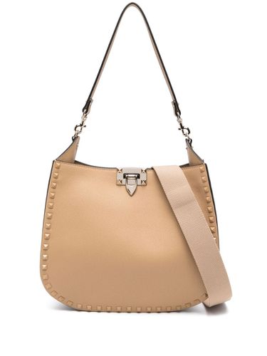 Hobo Rockstud Leather Shoulder Bag - Valentino Garavani - Modalova