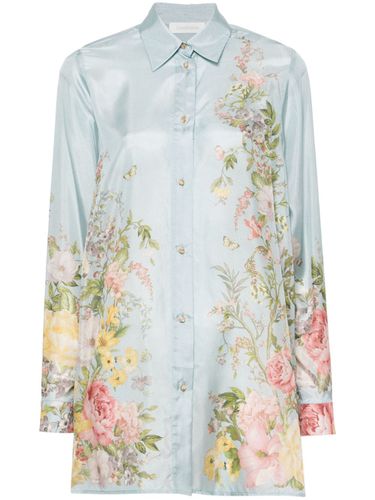 Floral Print Silk Shirt - Zimmermann - Modalova