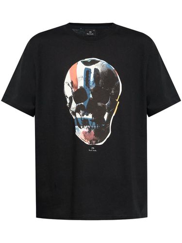 Skull Cotton T-shirt - PS Paul Smith - Modalova