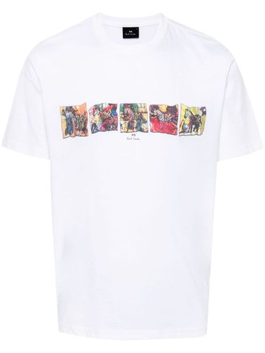 Printed Cotton T-shirt - PS Paul Smith - Modalova