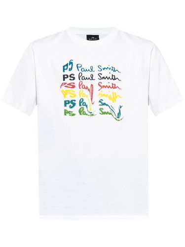 PS PAUL SMITH - Logo Cotton T-shirt - PS Paul Smith - Modalova