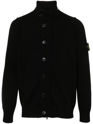 STONE ISLAND - Logo Wool Cardigan - Stone Island - Modalova