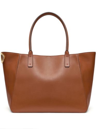 Vlogo Side Small Leather Tote Bag - Valentino Garavani - Modalova