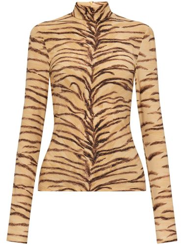 Tiger Print Nylon Top - Stella McCartney - Modalova