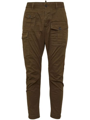 DSQUARED2 - Cotton Cargo Trousers - Dsquared2 - Modalova