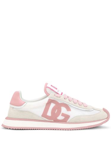 Dg Cushion Leather Sneakers - Dolce & Gabbana - Modalova