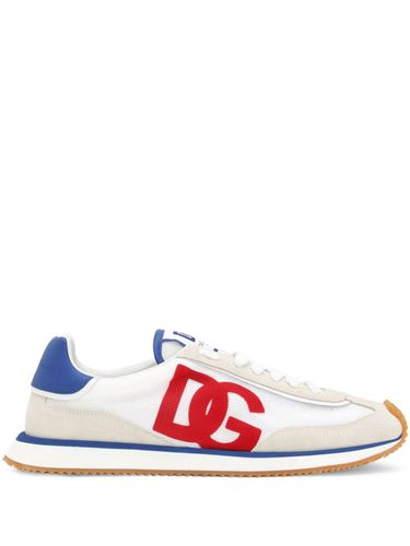 Dg Cushion Leather Sneakers - Dolce & Gabbana - Modalova