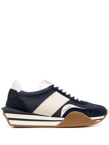 James Suede And Technical Fabric Sneakers - Tom Ford - Modalova