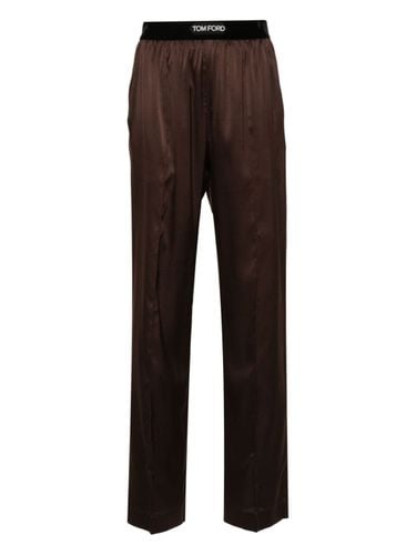 TOM FORD - Satin Silk Pajama Pants - Tom Ford - Modalova