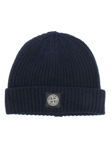 STONE ISLAND - Logo Wool Beanie - Stone Island - Modalova