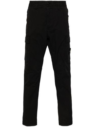 Logo Cotton Cargo Trousers - Stone Island - Modalova