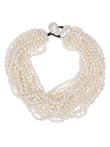 MONIES - Pearl Necklace - Monies - Modalova