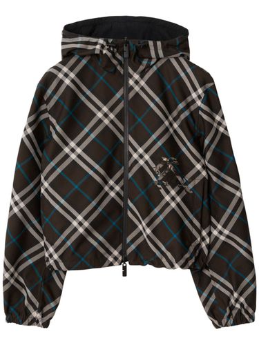 BURBERRY - Check Blouson Jacket - Burberry - Modalova