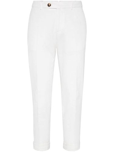 Cotton Gabardine Trousers - Brunello Cucinelli - Modalova