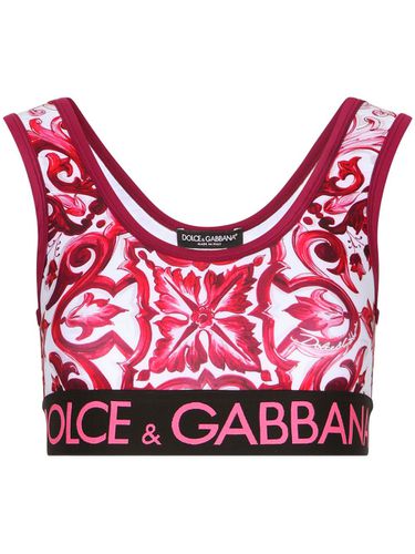 Maiolica Print Top - Dolce & Gabbana - Modalova