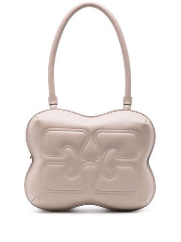 Butterfly Recycled Leather Handbag - Ganni - Modalova