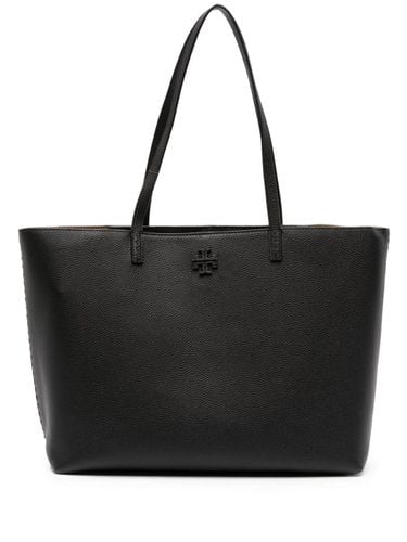 Mcgraw Leather Tote Bag - Tory Burch - Modalova