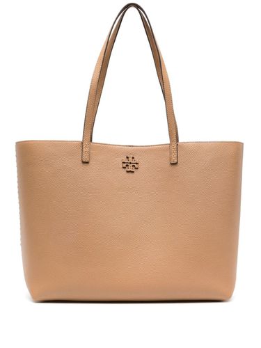 Mcgraw Leather Tote Bag - Tory Burch - Modalova