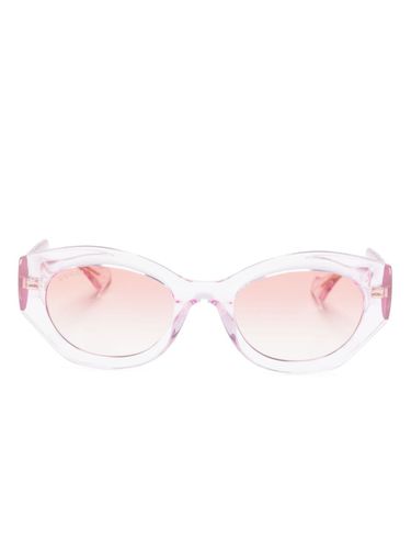 GUCCI - Oval Shape Sunglasses - Gucci - Modalova