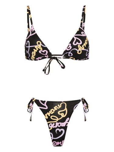 Printed Triangle Bikini Set - Emporio Armani - Modalova