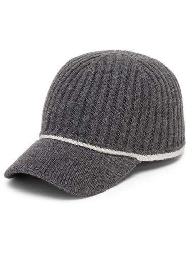 Knitted Wool Blend Cap - Brunello Cucinelli - Modalova