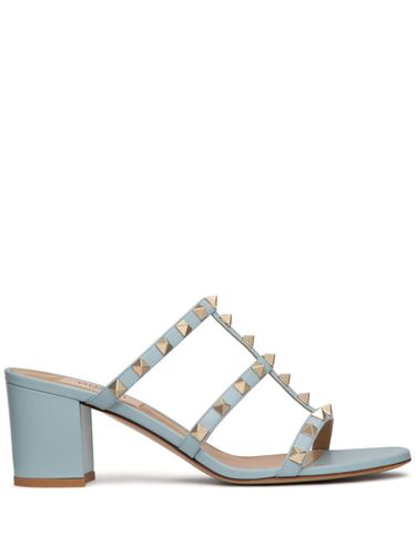 Rockstud Leather Sandals - Valentino Garavani - Modalova