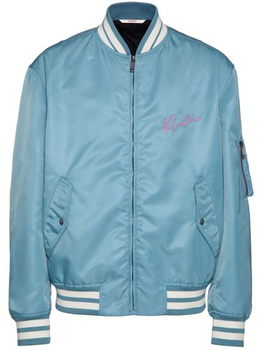 Vlogo Signature Nylon Bomber Jacket - Valentino - Modalova