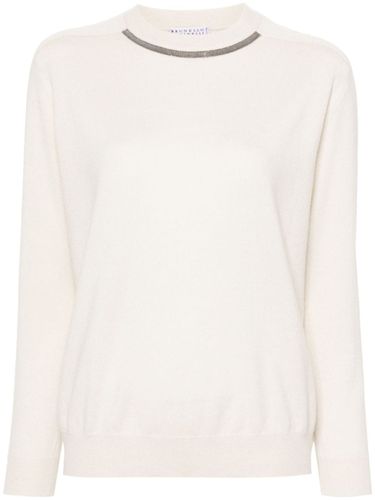 Cashmere Crewneck Sweater - Brunello Cucinelli - Modalova