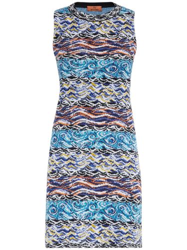 Wool And Cotton Blend Short Dress - Missoni - Modalova