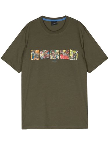 Printed Cotton T-shirt - PS Paul Smith - Modalova