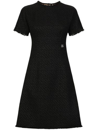 DOLCE & GABBANA - Tweed Mini Dress - Dolce & Gabbana - Modalova