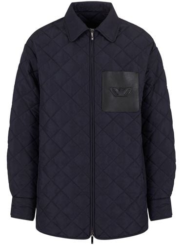 Nylon Quilted Jacket - Emporio Armani - Modalova