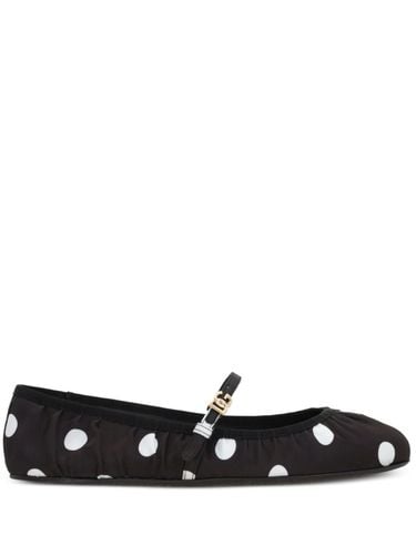 Dots Print Satin Ballets - Dolce & Gabbana - Modalova