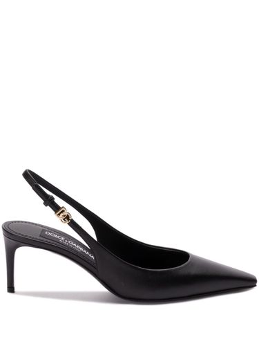 Leather Slingback Pumps - Dolce & Gabbana - Modalova