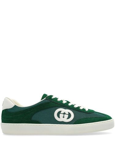 GUCCI - Suede Leather Sneakers - Gucci - Modalova