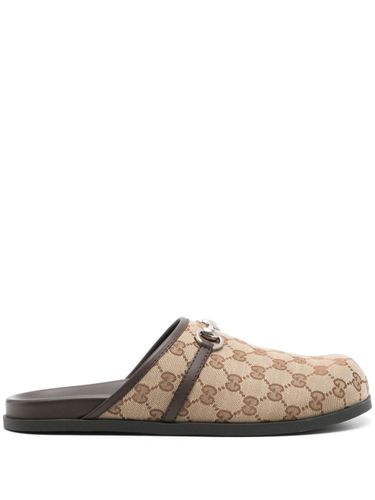 GUCCI - Gg Motif Slippers - Gucci - Modalova