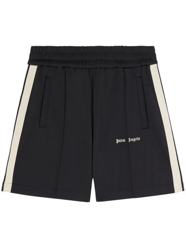 PALM ANGELS - Logo Track Shorts - Palm Angels - Modalova