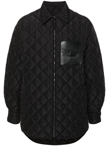 Nylon Quilted Jacket - Emporio Armani - Modalova