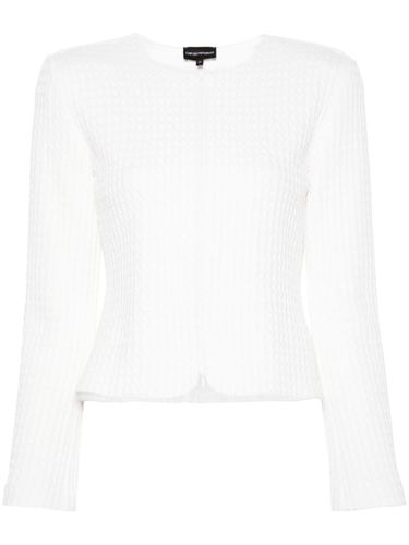 Matelassé Cotton Jacket - Emporio Armani - Modalova