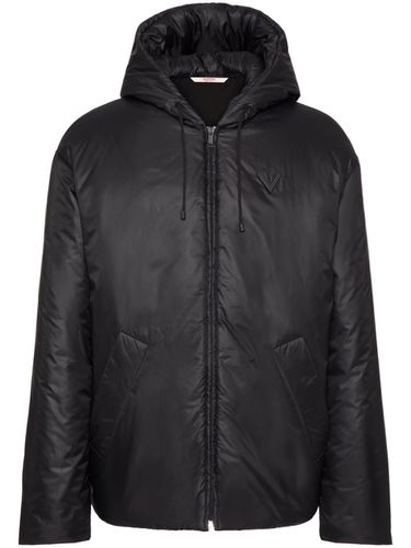 VALENTINO - Vlogo Nylon Down Jacket - Valentino - Modalova