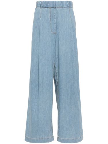 Cotton Wide-leg Trousers - Dries Van Noten - Modalova