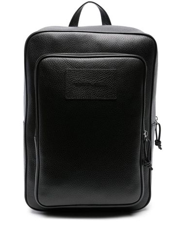 EMPORIO ARMANI - Leather Backpack - Emporio Armani - Modalova