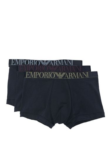 EMPORIO ARMANI - Cotton Boxer Pack - Emporio Armani - Modalova