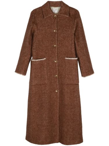 ALYSI - Wool Long Coat - Alysi - Modalova