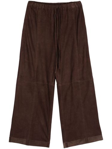 ALYSI - Suede Trousers - Alysi - Modalova