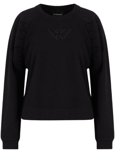 Logo Cotton Sweatshirt - Emporio Armani - Modalova